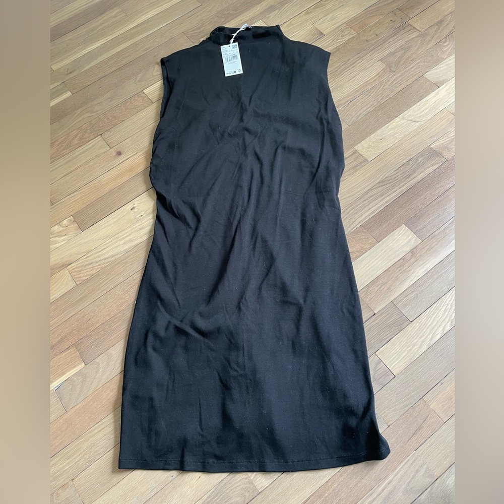 Mango high neck slim t shirt dress NWT
